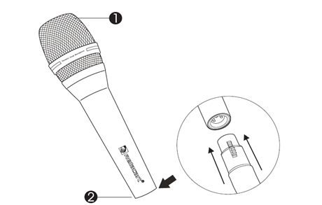 Micrófono de condensador PM-100